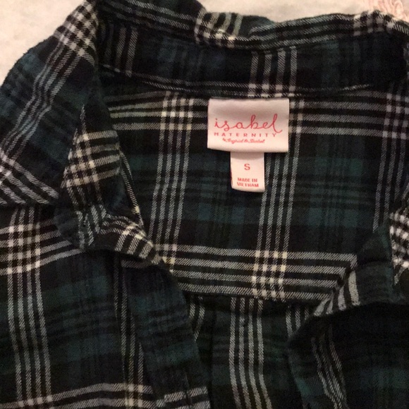 SOLD Isabel maternity flannel tunic - Picture 4 of 6